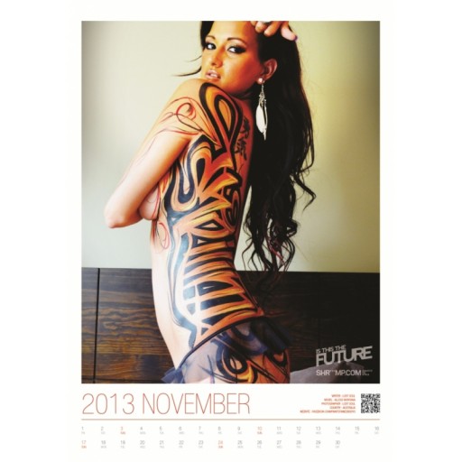 2013 Graffiti on Girls Calendar