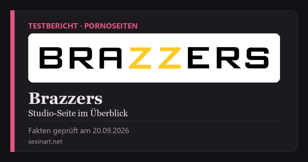 Brazzers: Titelgrafik mit Prüfdatum
