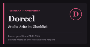 Dorcel Testbericht: Titelgrafik mit Prüfdatum