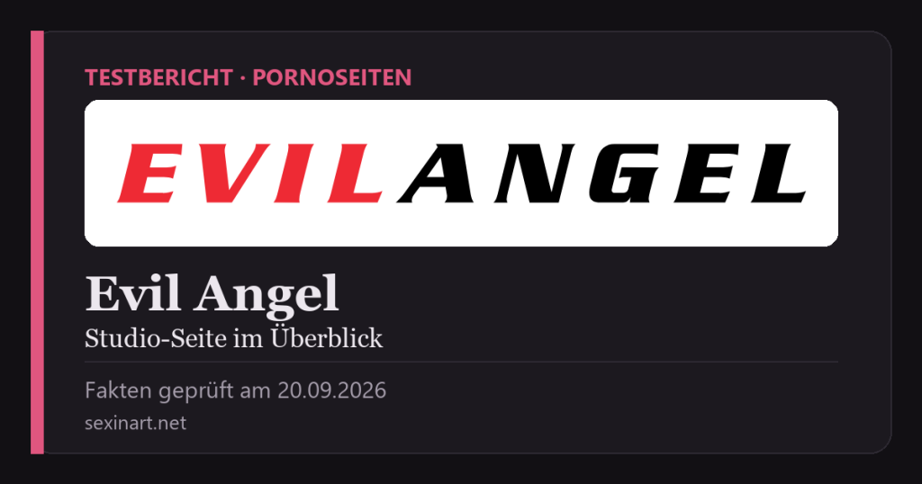 Evil Angel: Titelgrafik mit Prüfdatum