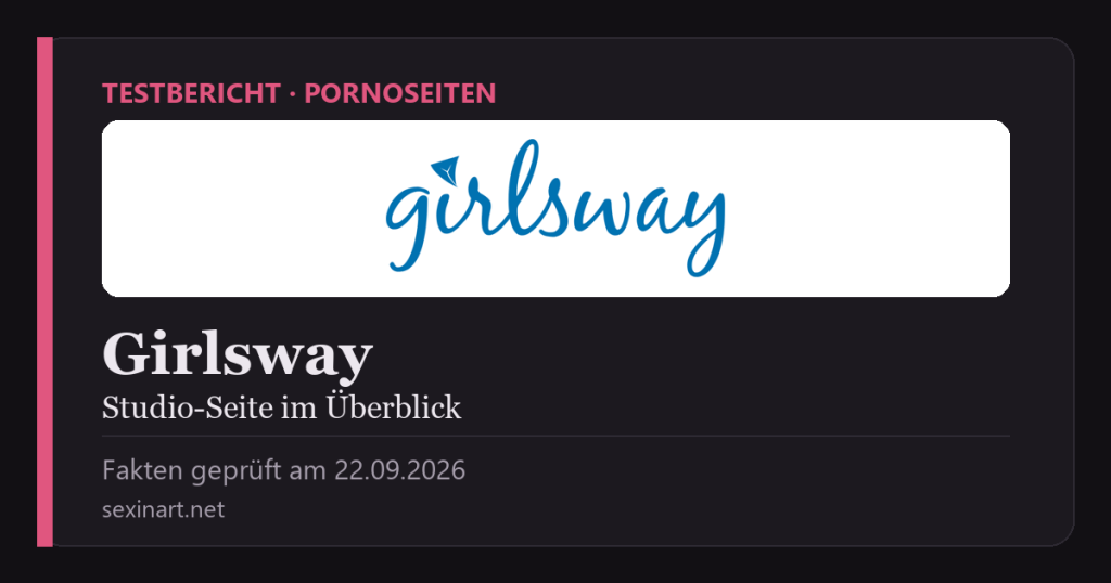 Girlsway: Titelgrafik mit Prüfdatum
