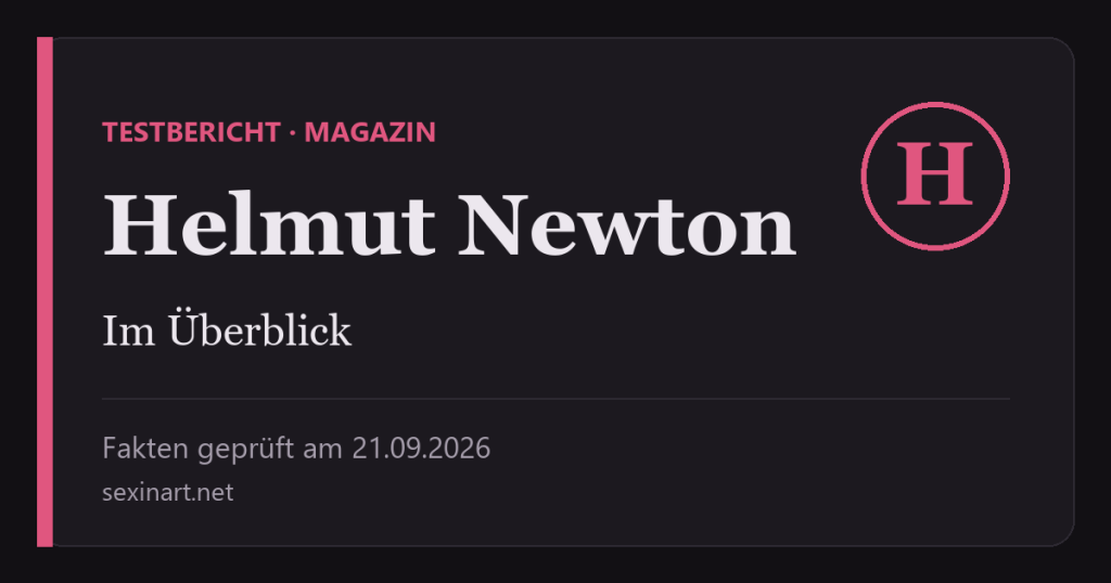 Helmut Newton: Titelgrafik