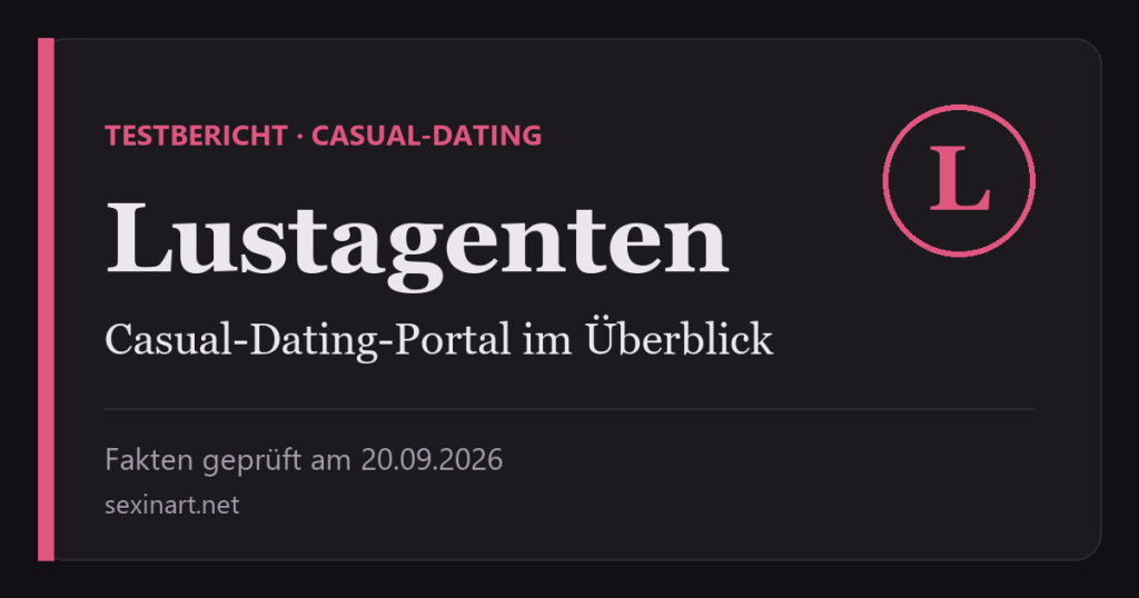 Lustagenten Testbericht: Titelgrafik mit Prüfdatum