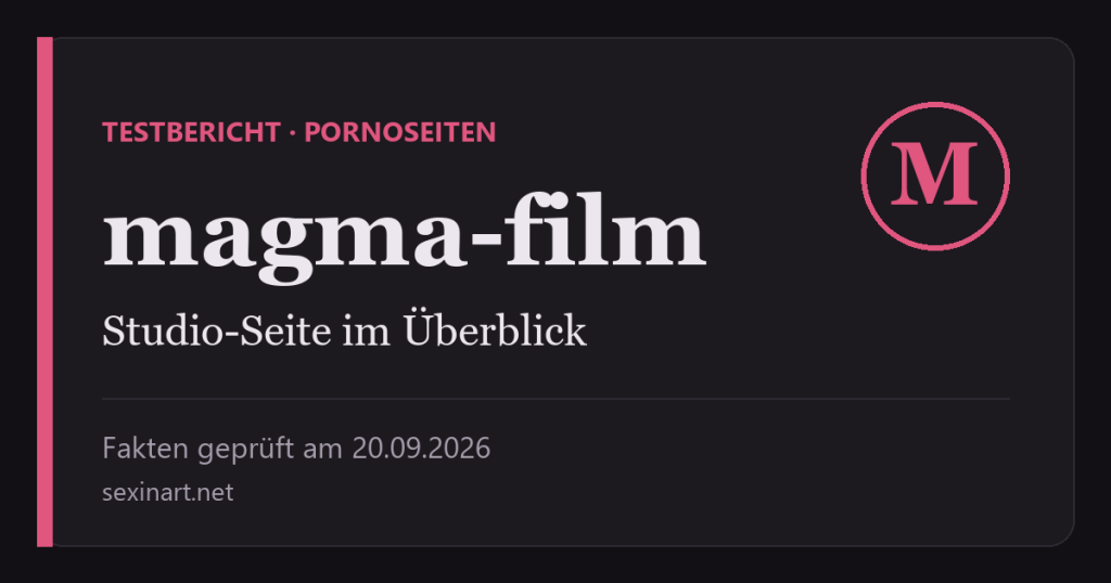 Magma Film: Titelgrafik mit Prüfdatum