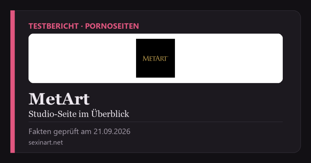 MetArt: Titelgrafik mit Prüfdatum