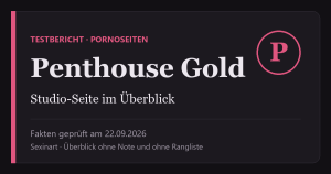 Penthouse Gold: Titelgrafik mit Prüfdatum