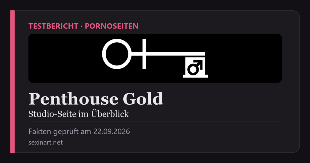 Penthouse Gold: Titelgrafik mit Prüfdatum