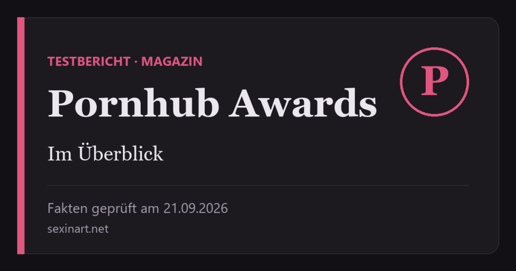 Pornhub Awards: Titelgrafik