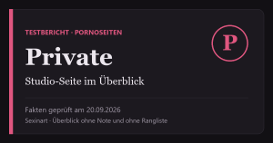 Private.com Testbericht: Titelgrafik mit Prüfdatum