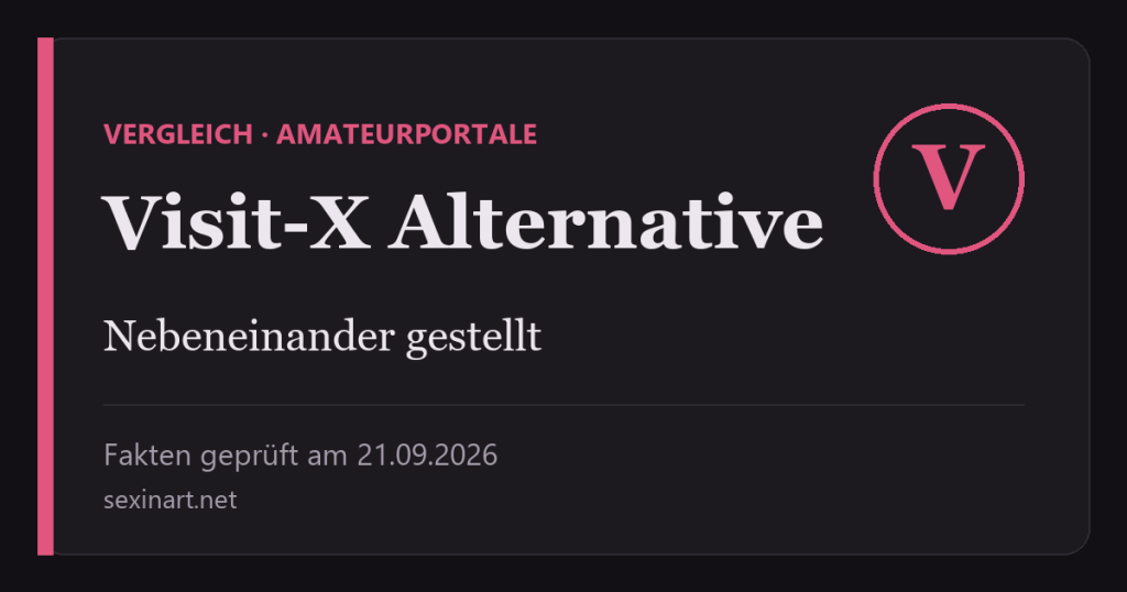 Visit-X Alternative: Titelgrafik mit Prüfdatum