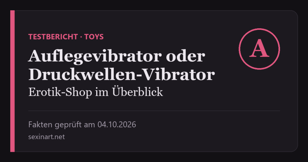 Auflegevibrator oder Druckwellen-Vibrator: Titelgrafik mit Prüfdatum