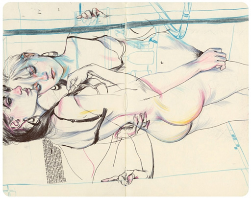 James Jean does Sasha Grey