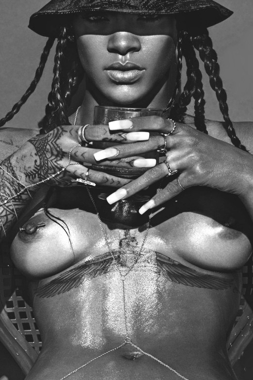 Rihanna nude for LUI Magazine